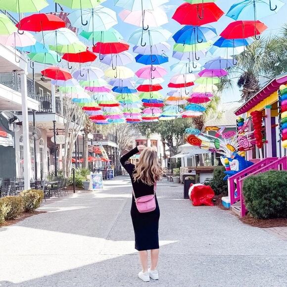 Tilly Nylon Crossbody Bag Rose Pink - Picture 4 of 4